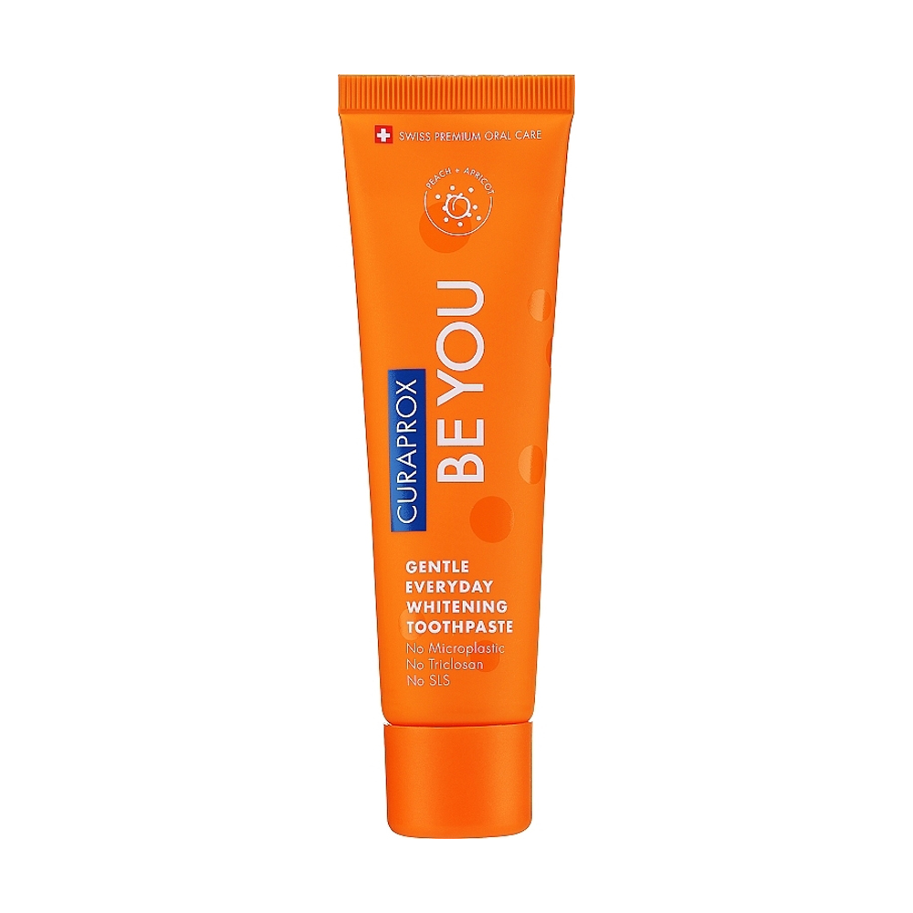 Відбілювальна зубна паста Curaprox Be You Pure Happiness Toothpaste Peach + Apricot Персик + абрикос, 60 мл